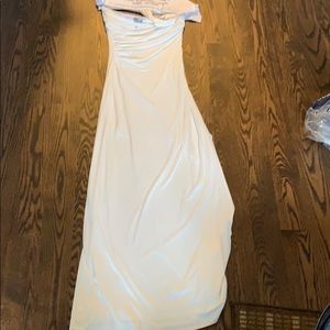 Vintage Halston Heritage White Gown